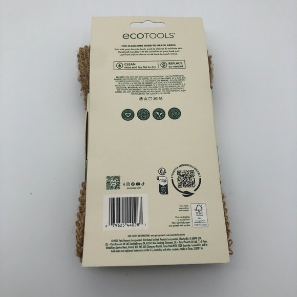 ecotools limited edition exfoliating back scrubber, plant-based materials - Picture 2 of 2